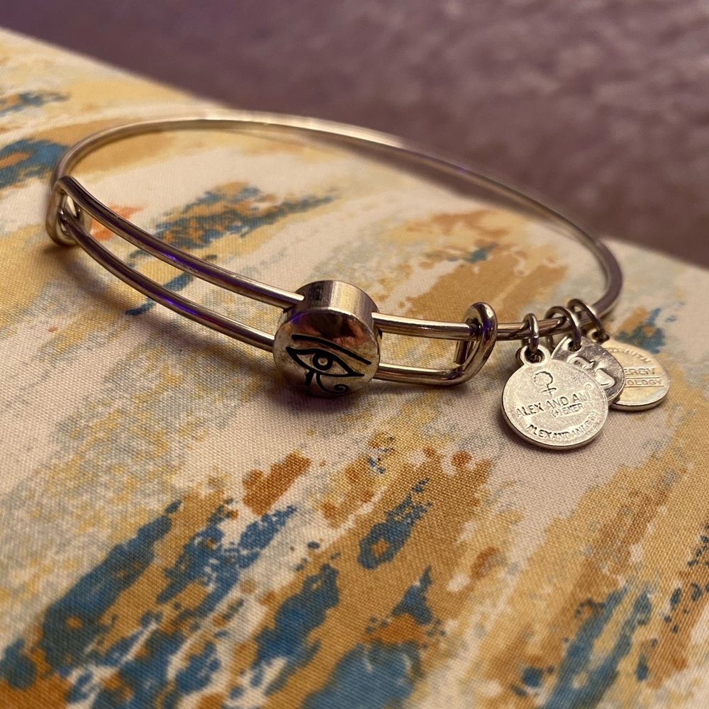 alex and ani bangle bracelet (eye of horus)